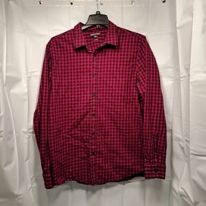 Michael Kors long sleeve men's plaid shirt.